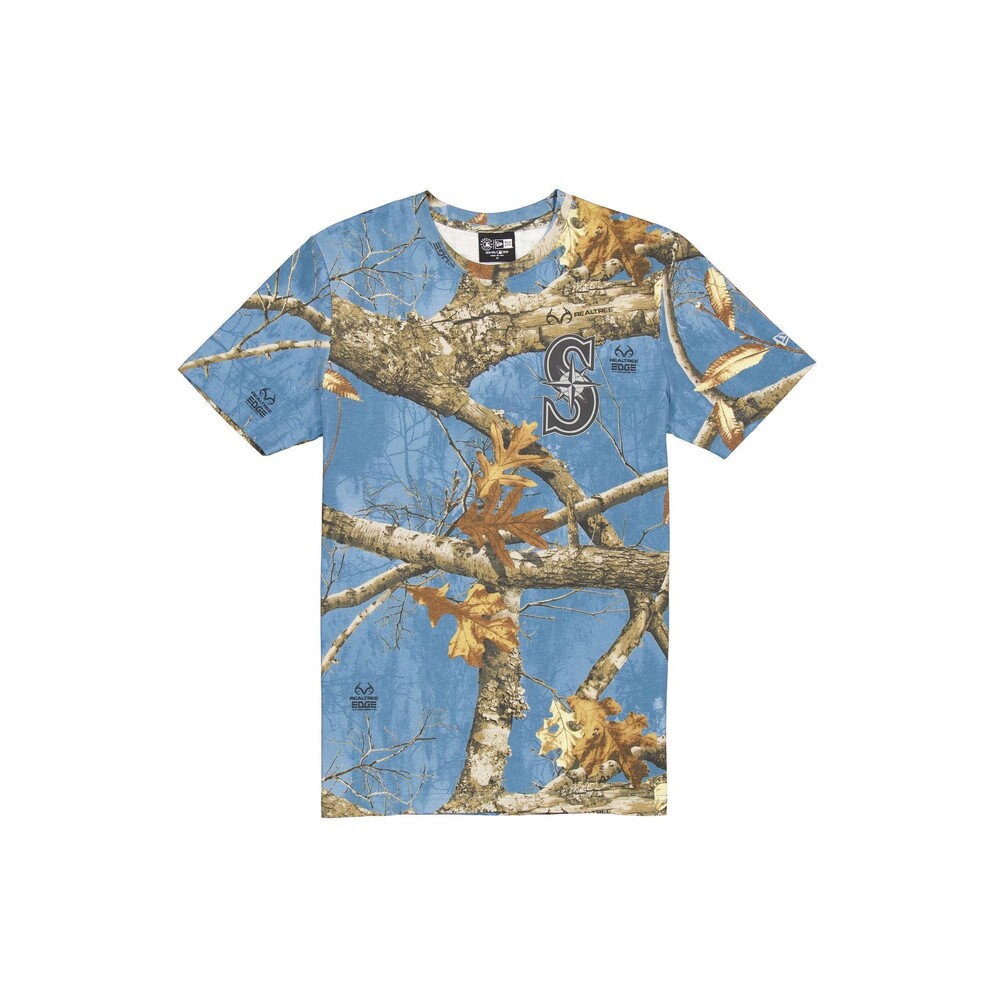 New Era Seattle Mariners Realtree T-Shirt - Size 3XL